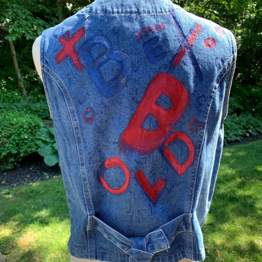 BE BOLD XO upcycled Vintage Vest